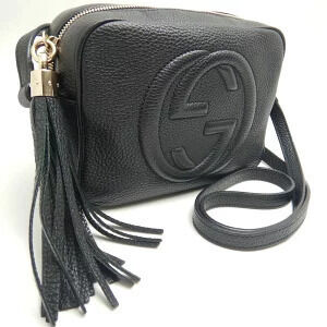 Gucci Disco Bag Soho Black Shoulder Leather